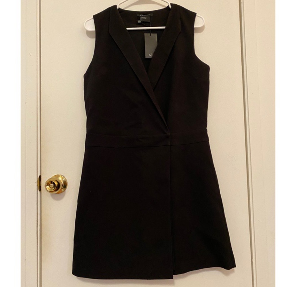 Blazer style Armani Exchange black dress
